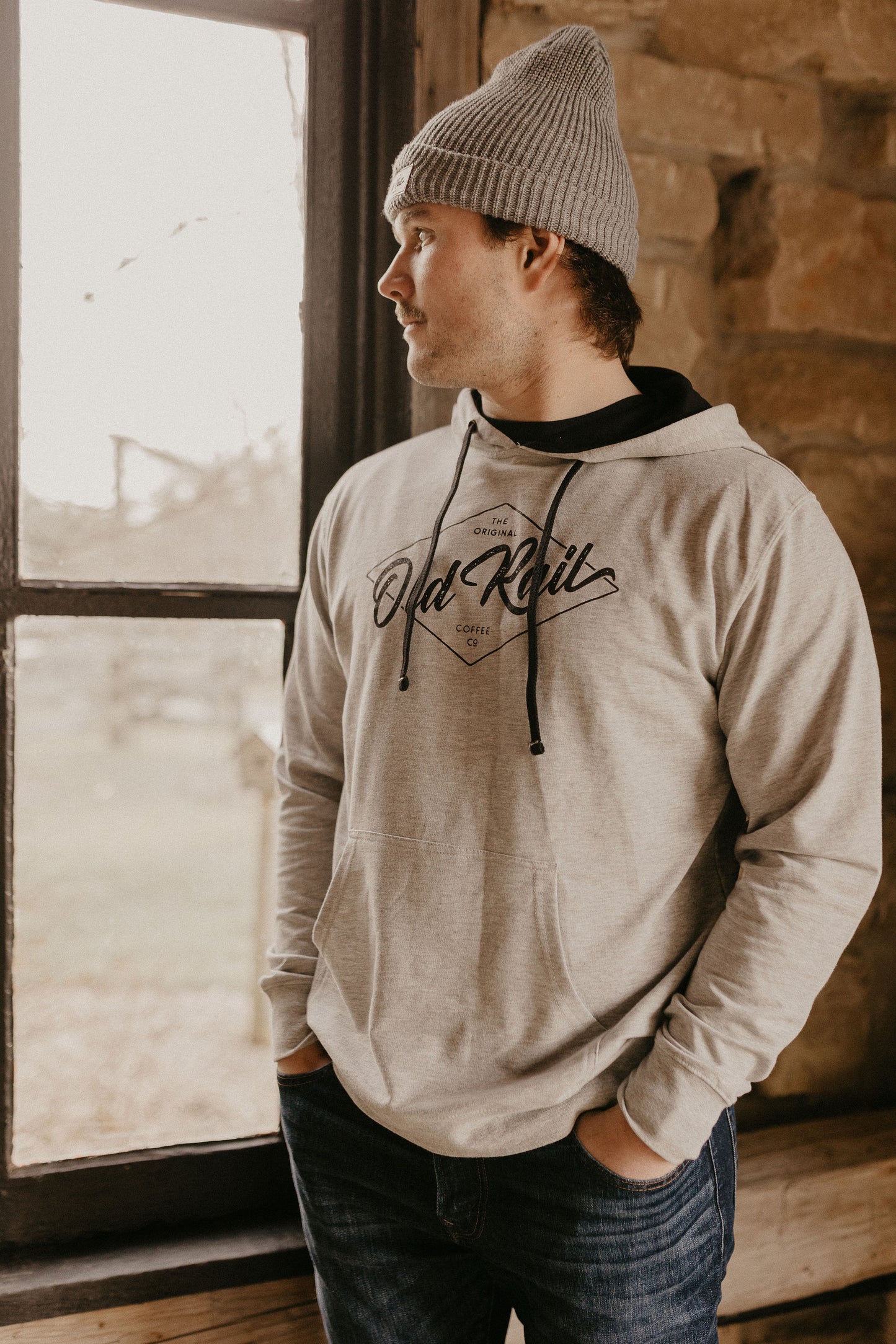 Old Rail Pullover Performance Hoodie - Grey
