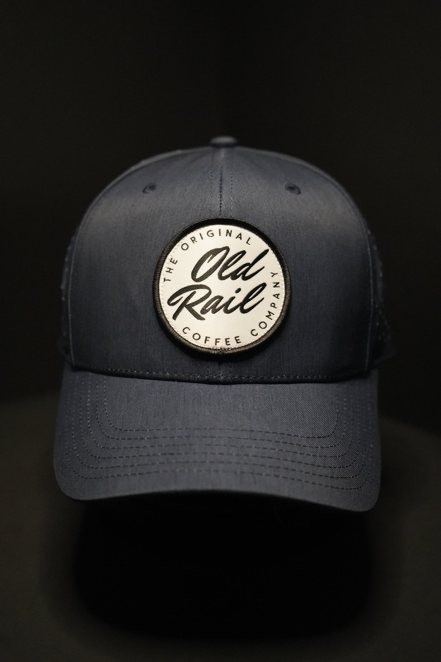 Old Rail Circle Script Hat